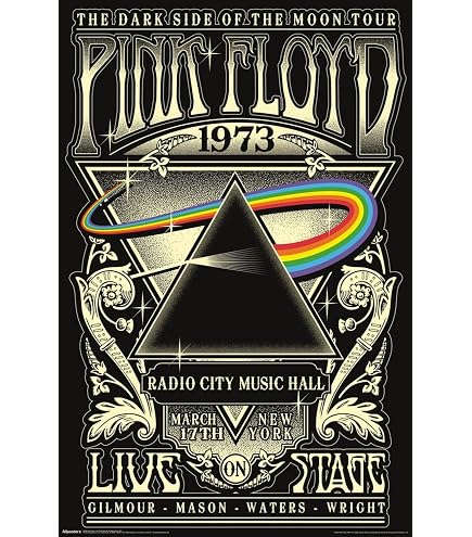 Amazon.com: Pink Floyd Marquee '66 Poster 24 x 36in: Posters & Prints